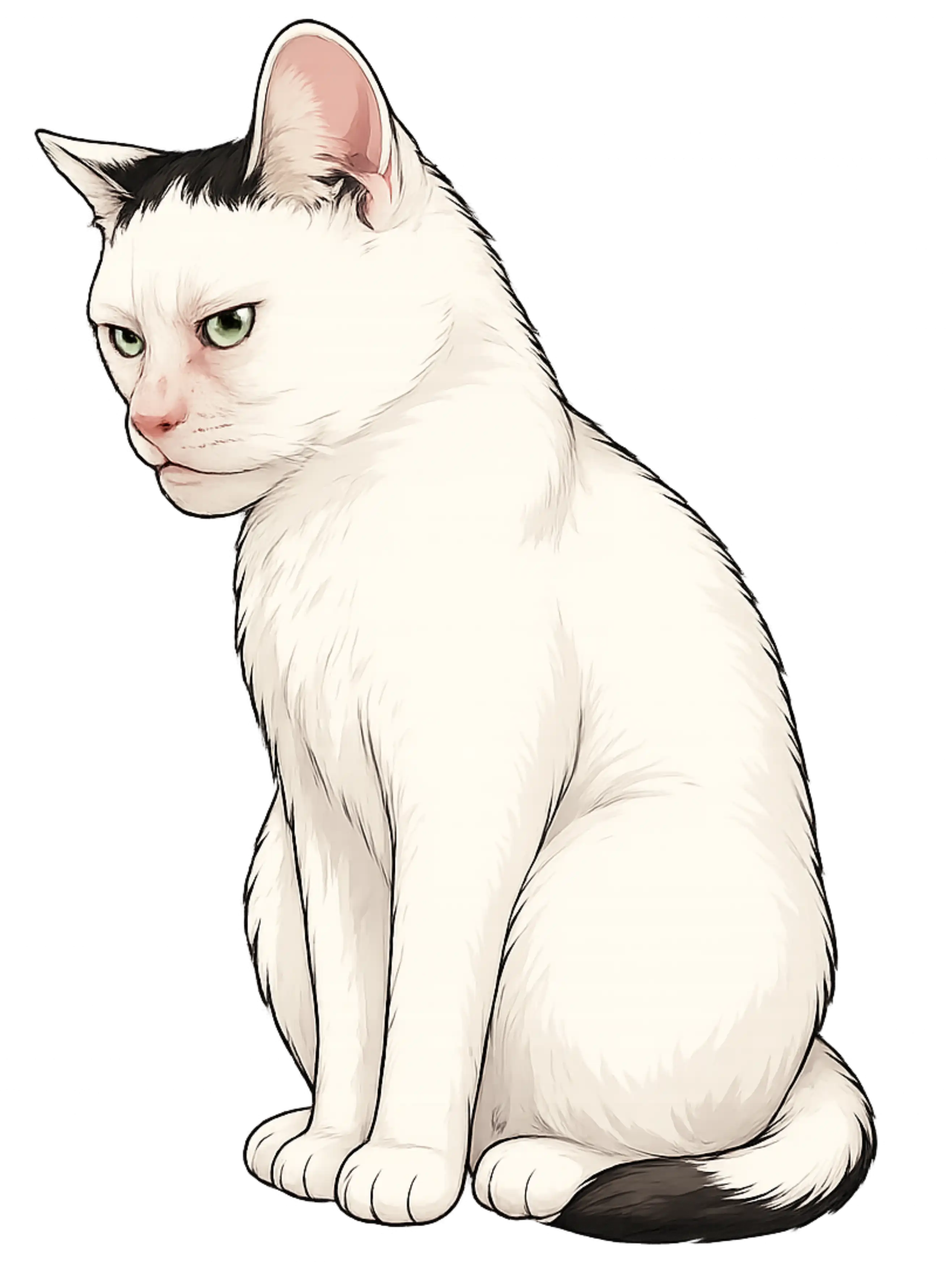 Cameuh Cat cartoon mascot